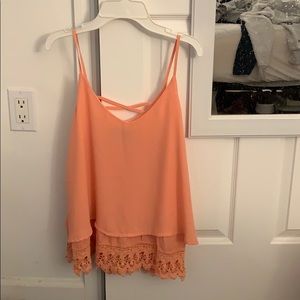 Spaghetti strap tank top